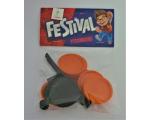 Gulliver Futebol de Bot�o Festival Sem Adesivos Laranja